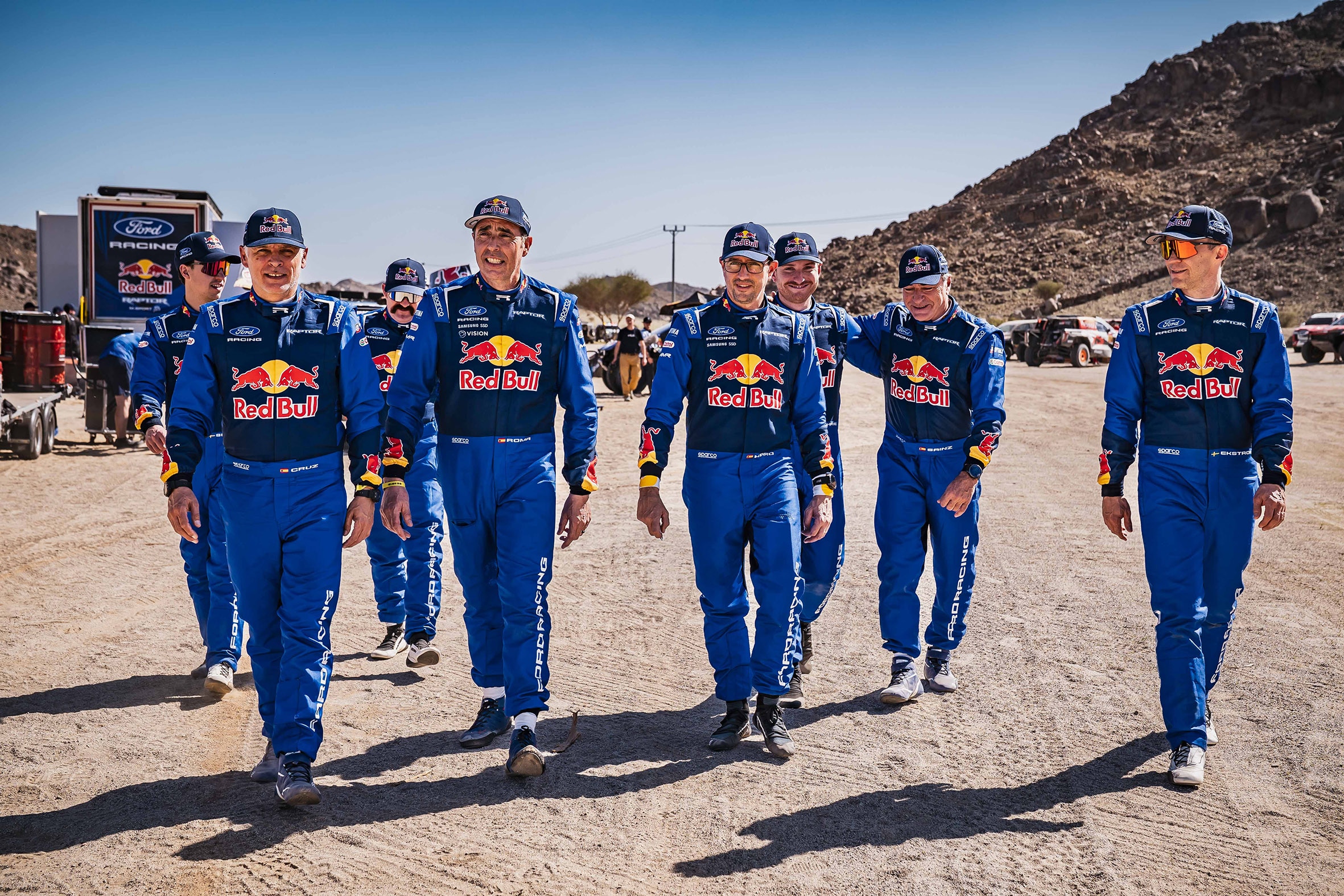 Pilotos da Ford Racing no Mundial de Rally